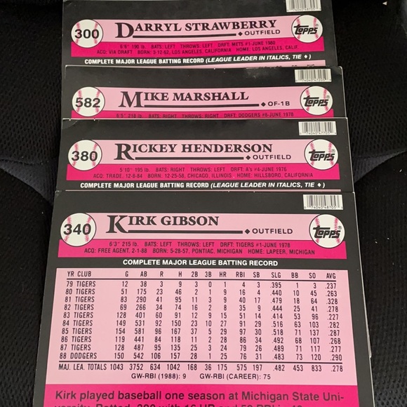 1989TOPPS (9)SCHOOL FOLDERS NEW CONDITION. $15 each - Picture 3 of 5